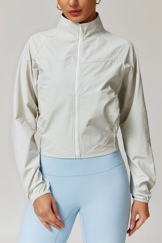 Collared Zip Up Jacket