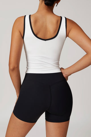 Contrast Trim Tank Top