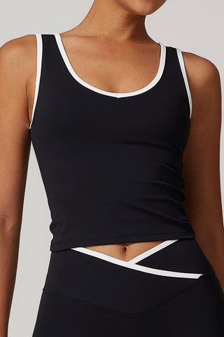 Contrast Trim Tank Top