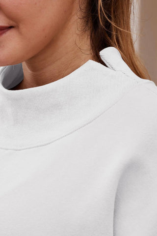 Mock Neck Loose Fit Sweater