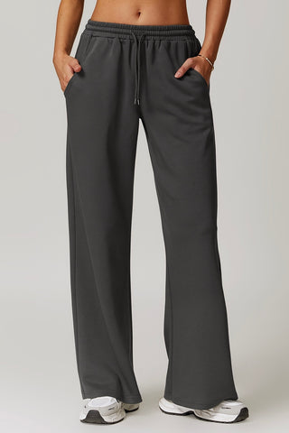 Straight Cut Drawstring Pant