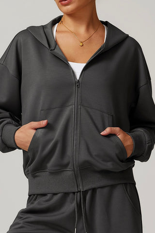 Full Zip Pocket Hoodie