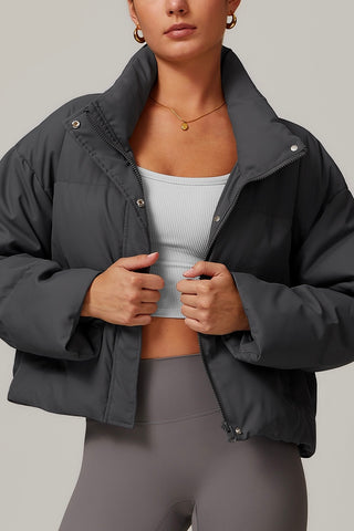 Zip Up Down Puffer Jacket