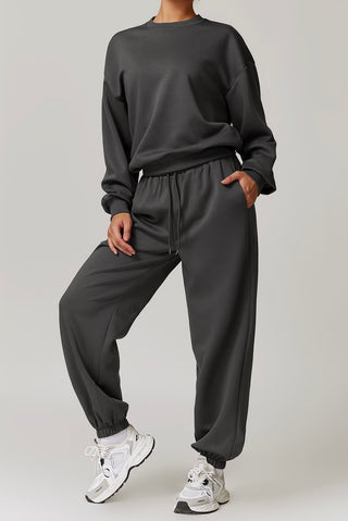 Elastic Cuff Drawstring Pant