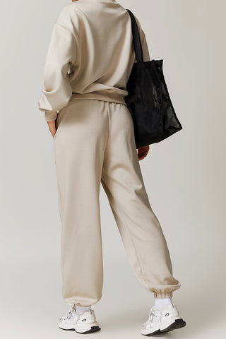 Elastic Cuff Drawstring Pant