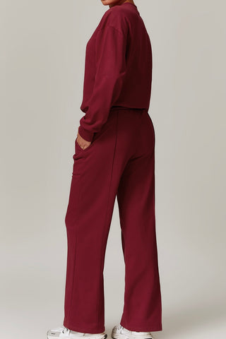 Mid Rise Straight Cut Pant