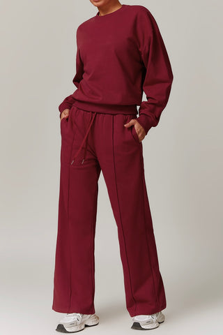 Mid Rise Straight Cut Pant