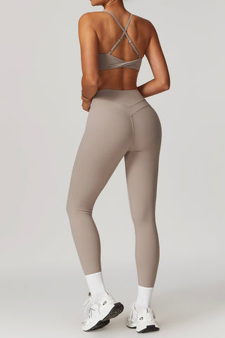 High Rise Double Line 7/8 Legging