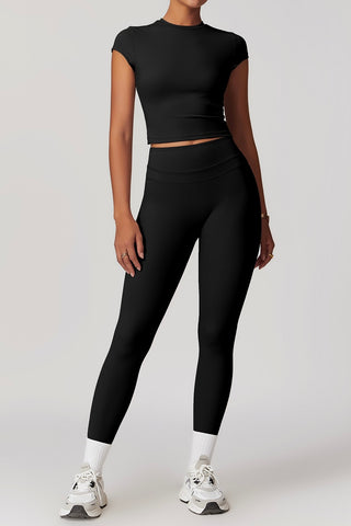 High Rise Double Line 7/8 Legging