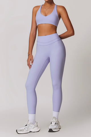 High Rise Double Line 7/8 Legging