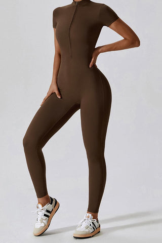 Zip Up Sleeved Bodysuit