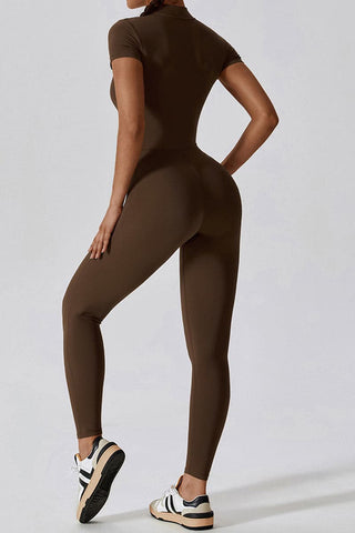 Zip Up Sleeved Bodysuit