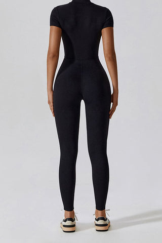 Zip Up Sleeved Bodysuit