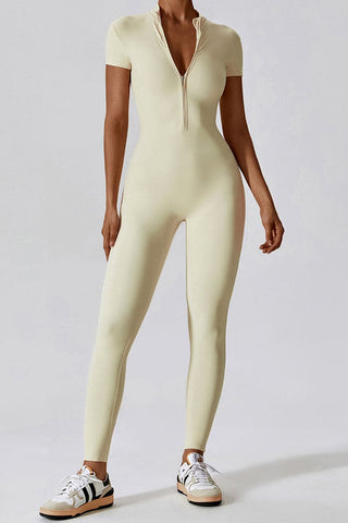 Zip Up Sleeved Bodysuit