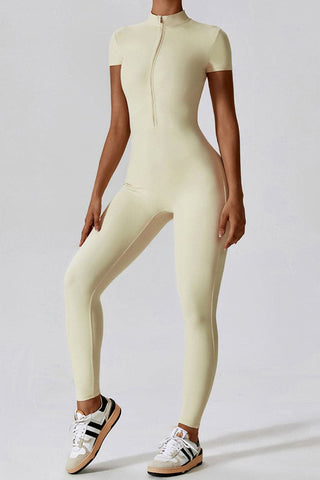 Zip Up Sleeved Bodysuit