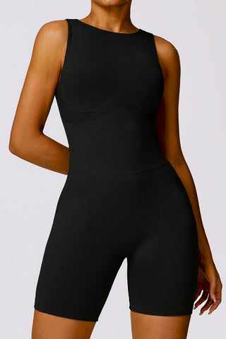 Seamless Open Back Jumpsuit