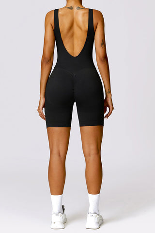 Seamless Open Back Jumpsuit