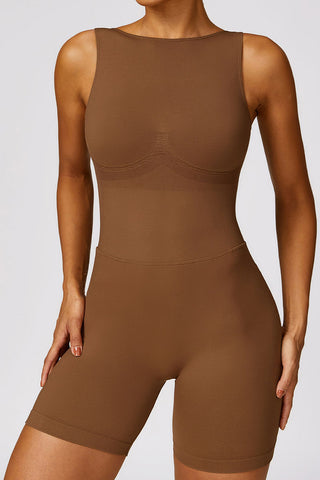 Seamless Open Back Jumpsuit