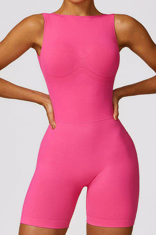 Seamless Open Back Jumpsuit