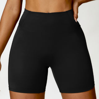 High Waist Breathable Fabric Shorts