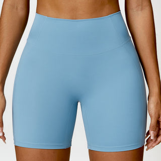 High Waist Breathable Fabric Shorts