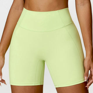 High Waist Breathable Fabric Shorts